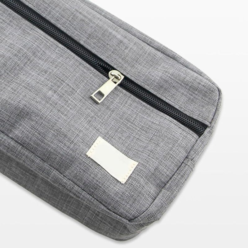 Blue Oxford Makeup Bag Ergonomic Travel Cosmetic Pouch Portable Toiletry Bag for Daily Commute - Image 3
